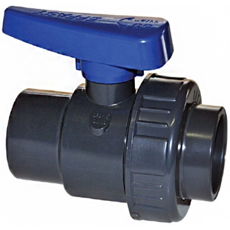 Zawór kulowy PVC 1" GWxGW 1 śrub.